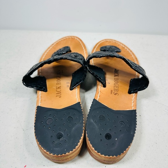 Jack Rogers Women's Black Sandals size 6M - Picture 5 of 8